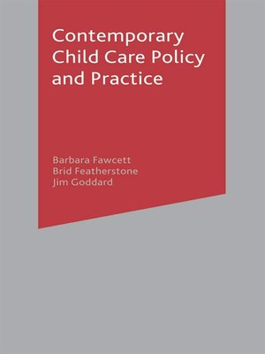 cover image of Contemporary Child Care Policy and Practice